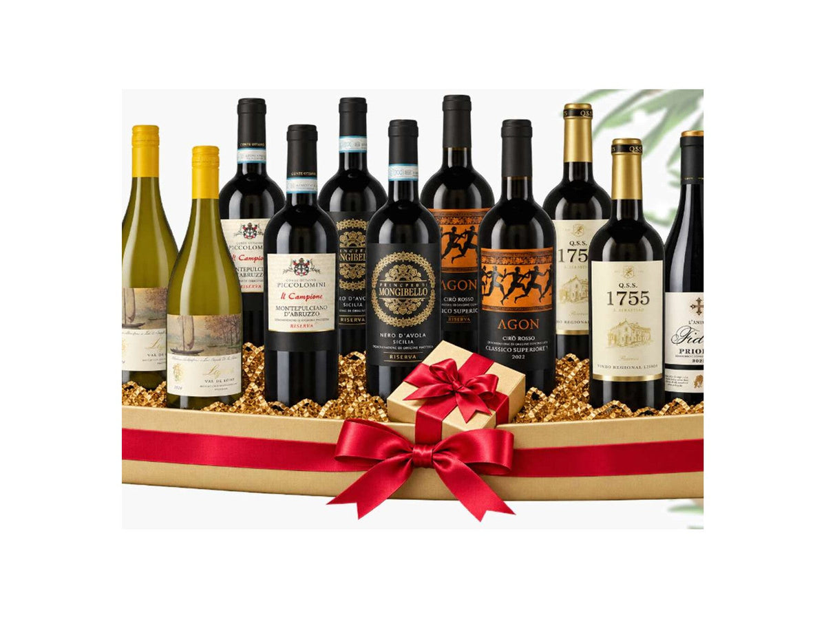 Weihnachtspaket Prestige trocken – 12 Weine + 1 Premium-Überraschung, Pieroth Schweiz