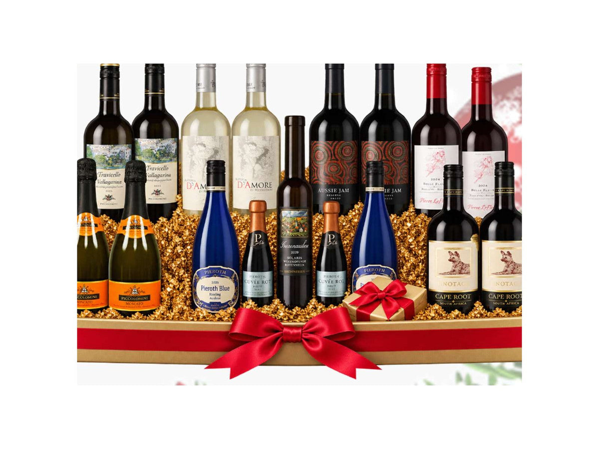 Weihnachtspaket Royal mild & süss – 16 Weine + 1 Premium-Überraschung, Pieroth Schweiz